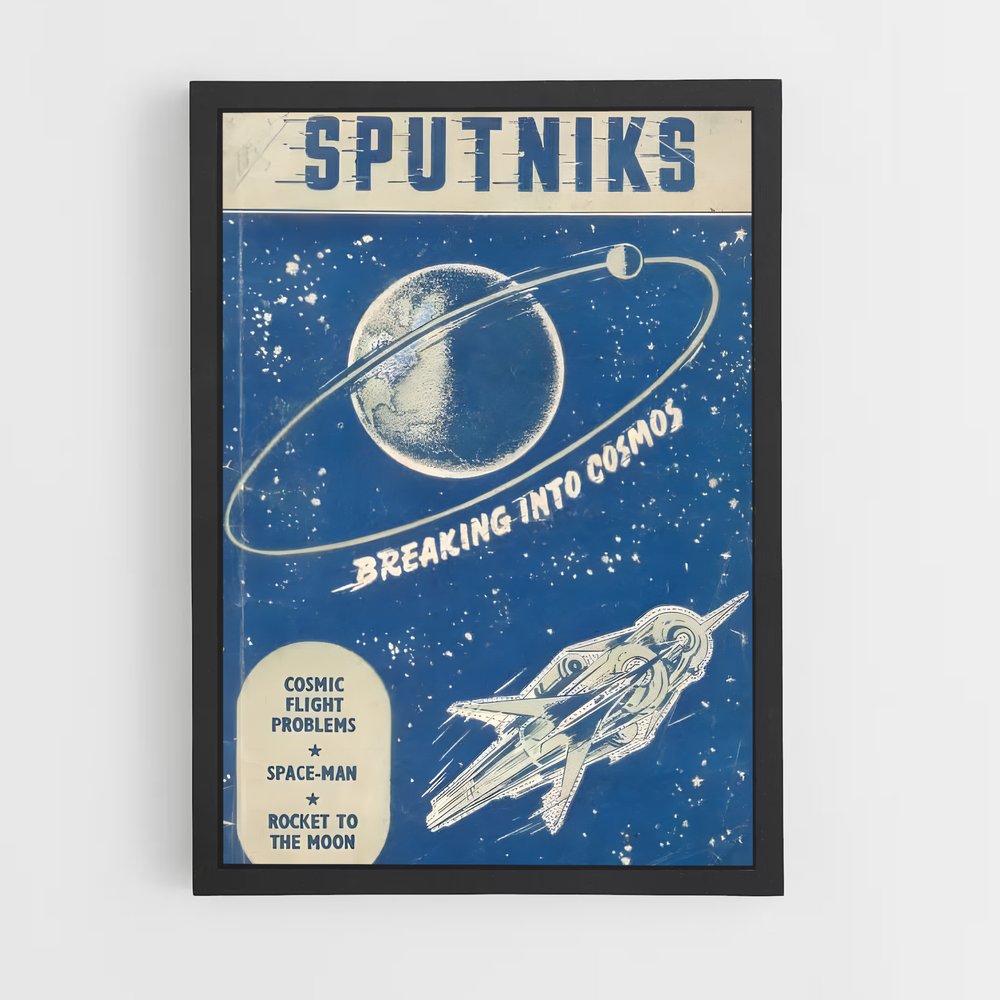 Poster splendide cosmos – affiche Espace rétro (vue 2)